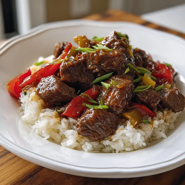 Irresistible Crockpot Pepper Steak Bites Recipe