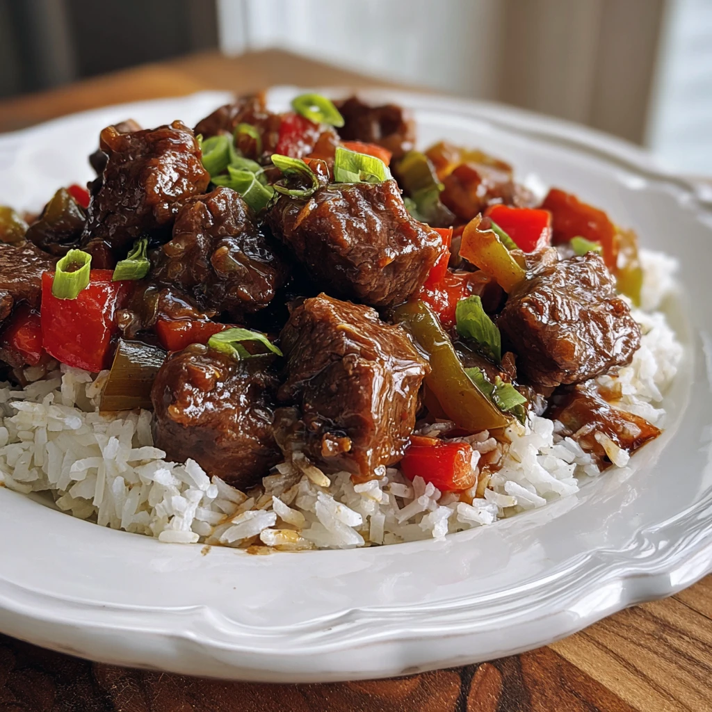 Irresistible Crockpot Pepper Steak Bites Recipe