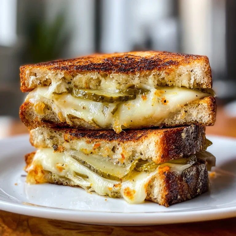 Irresistible Dill Pickle Grilled Cheese Recipe Savor