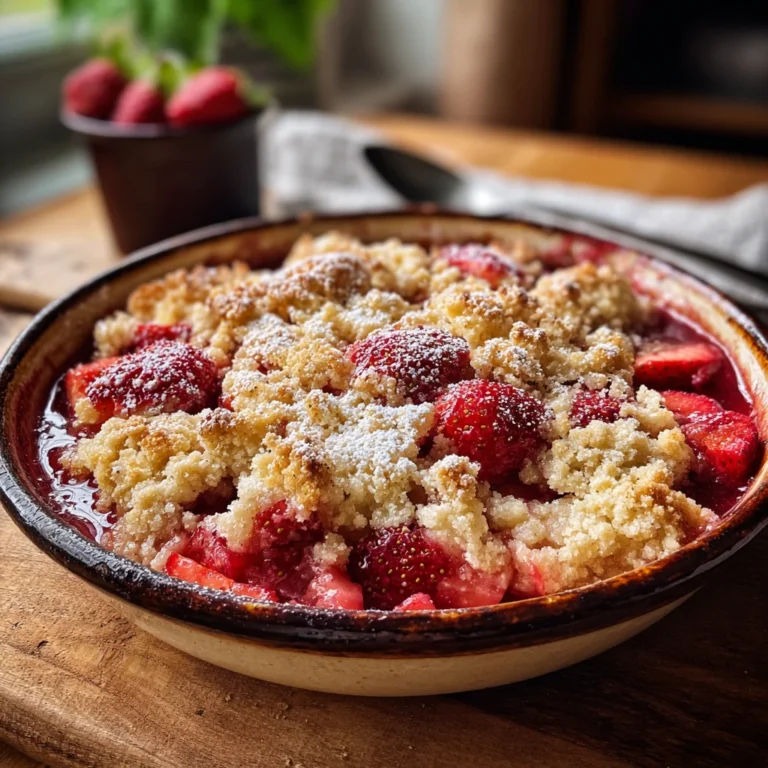 Irresistible Homemade Strawberry Cobbler Recipe Delight