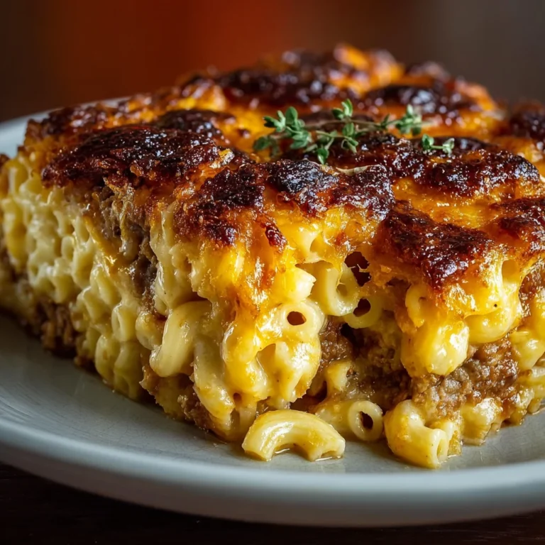 Mac Cheese Meatloaf Casserole