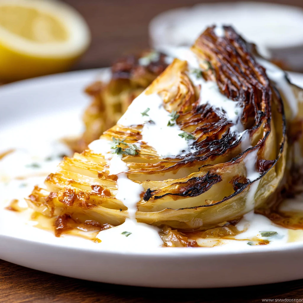 One Pan Caramelized Cabbage