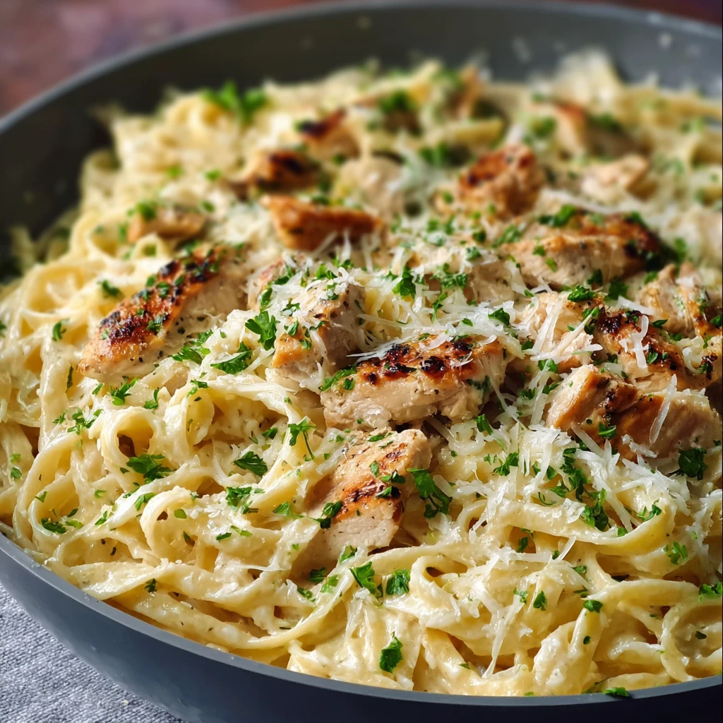 One Pan Chicken Buttered Noodles