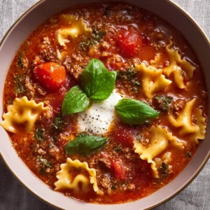 One-Pot Lasagna Soup