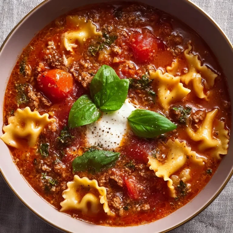 Onepot Lasagna Soup