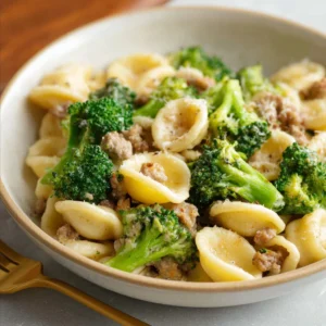 Orecchiette Pasta with Sausage and Broccoli