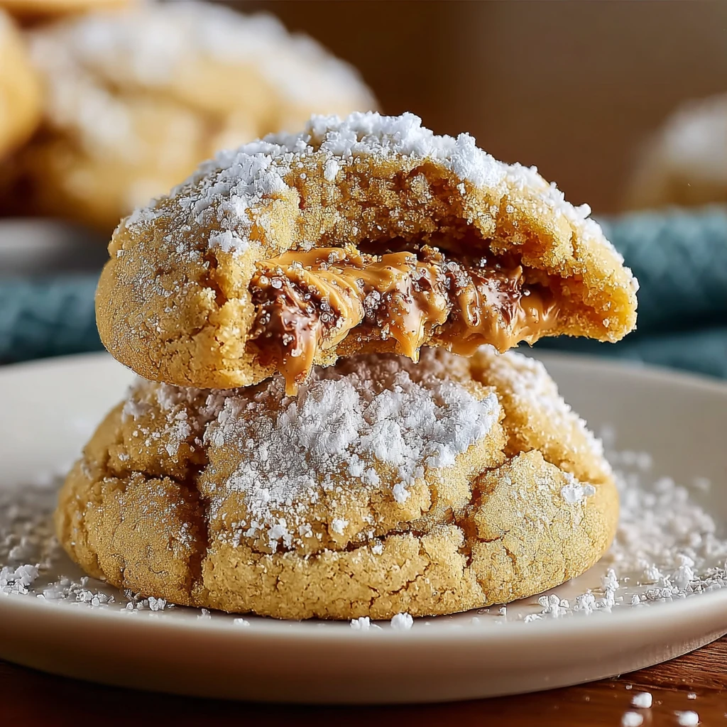 Peanut Butter Stuffed Cookies
