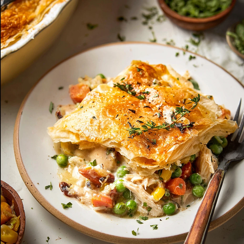Puff Pastry Chicken Pot Pie