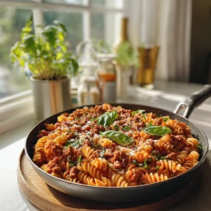 Savory Ground Turkey Pasta: A Healthy Comfort Dish