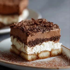 Simple Chocolate Tiramisu
