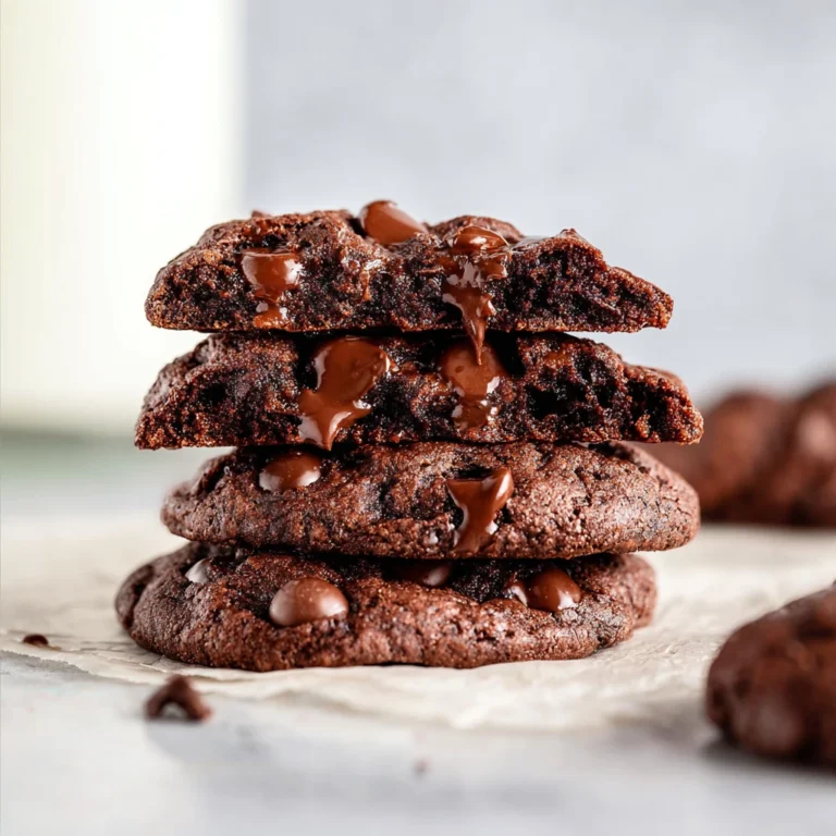 Small Batch Double Chocolate Cookies