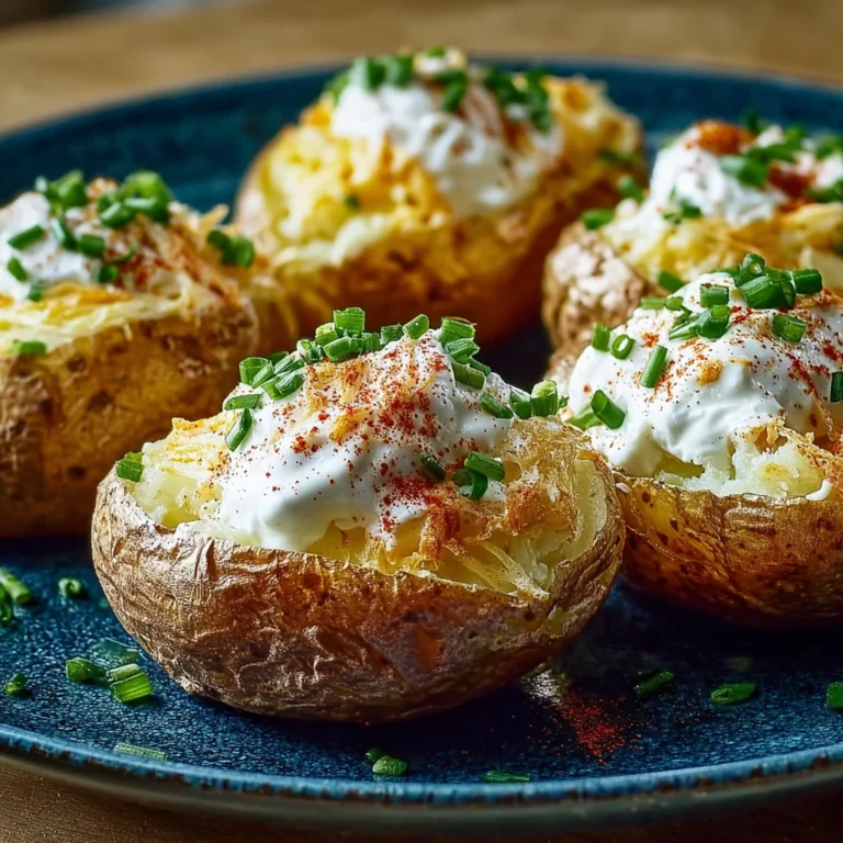 Sour Cream Chive Baked Potatoes