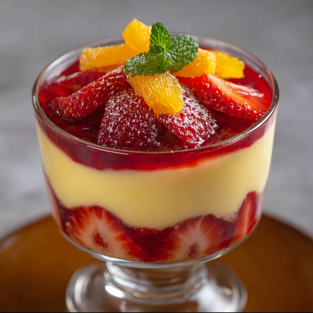 Special Fruit Pave Dessert