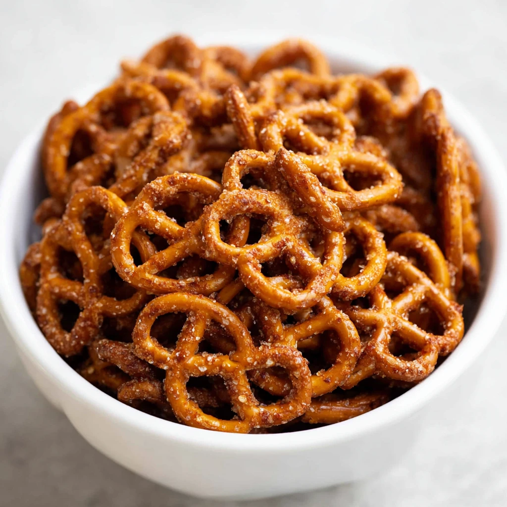 Sweet Spicy Pretzels