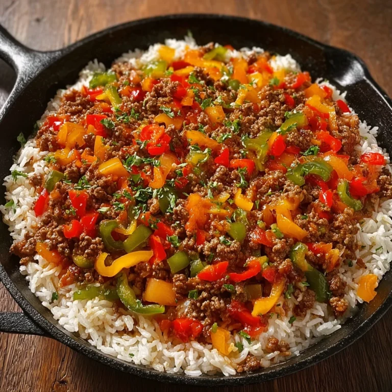 Unstuffed Pepper Skillet