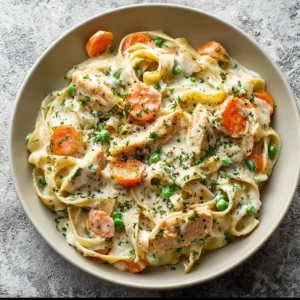 15. Easy Make-Ahead Chicken & Veggie Alfredo Freezer Meal
