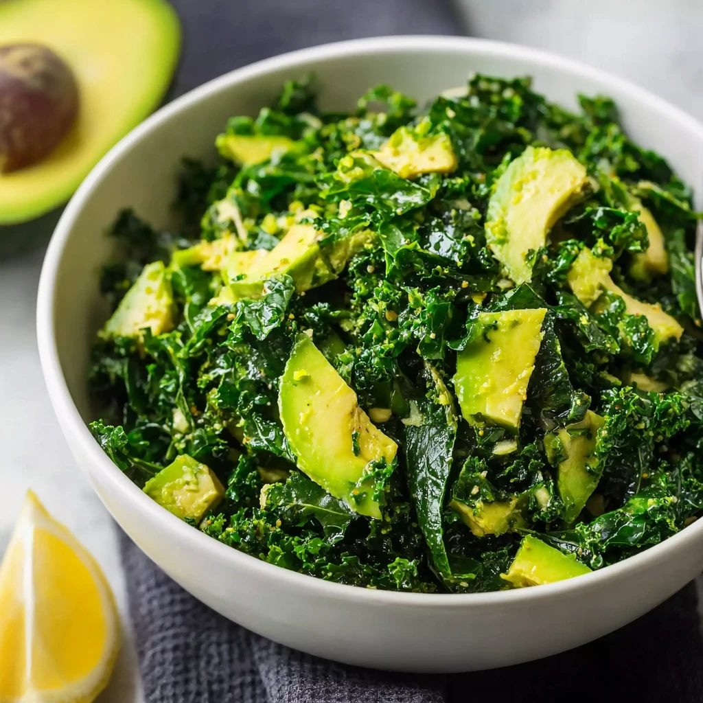 Avocado Lemon Kale Salad