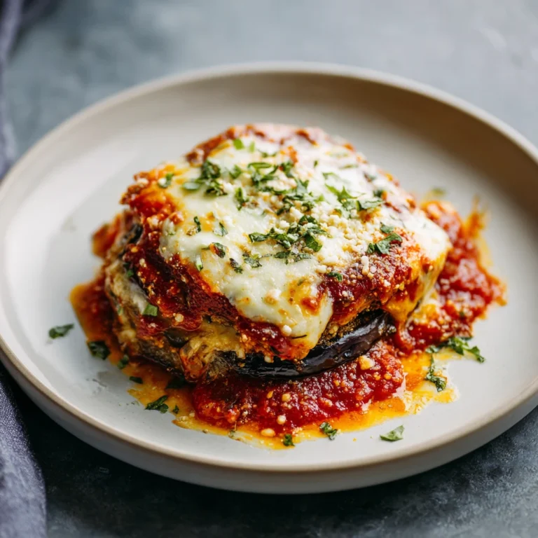 Baked Eggplant Parmesan Recipe