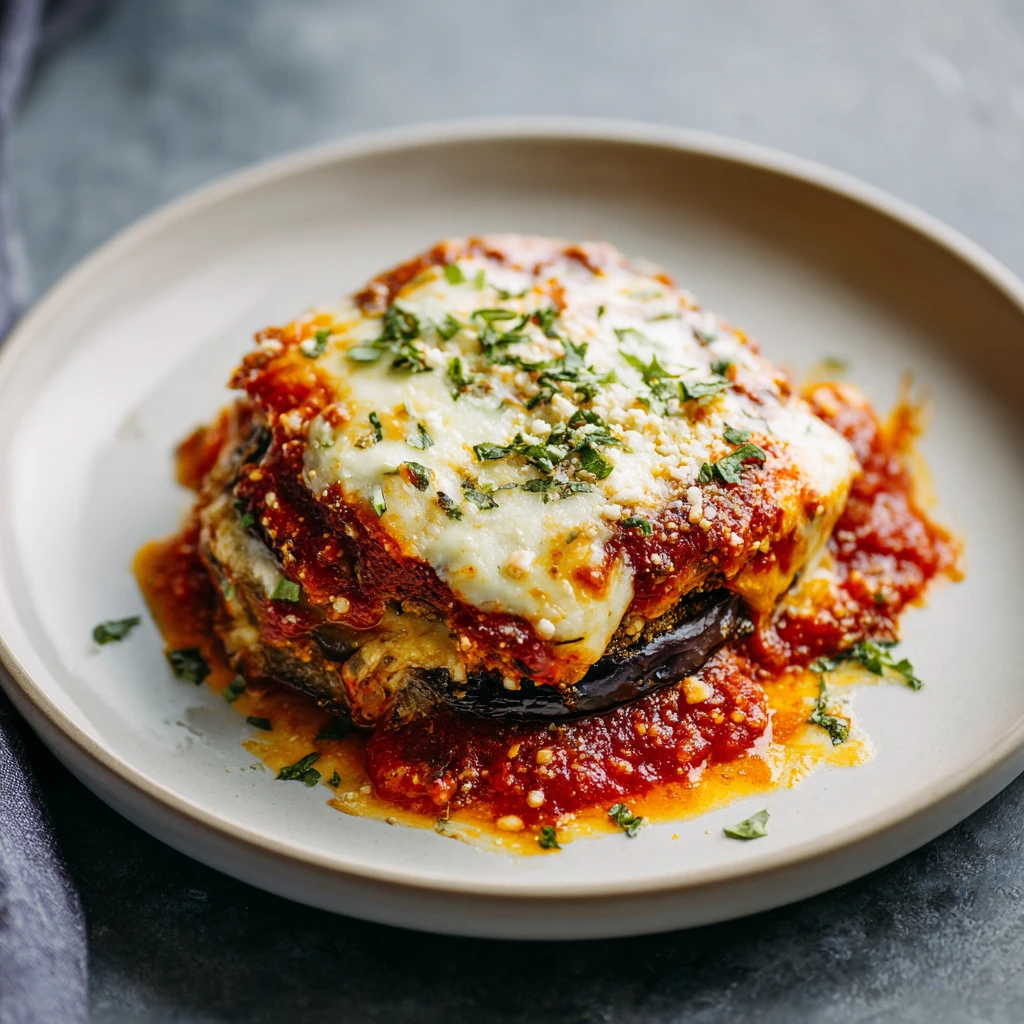 Baked Eggplant Parmesan Recipe