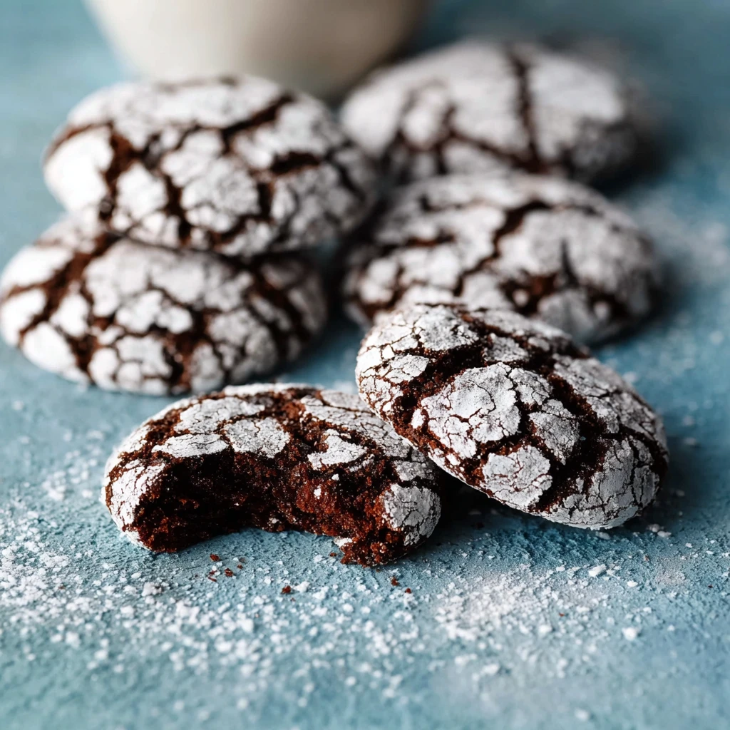 Chocolate Crinkle Cookies