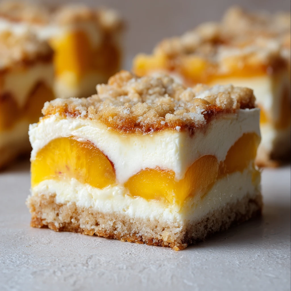 Best Peaches And Cream Cheesecake Bars Recipe Easy Peaches Cream Cheesecake Bars Gluten-free Peaches And Cream Cheesecake ...