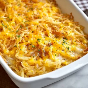 Cheeseburger and Fries Casserole