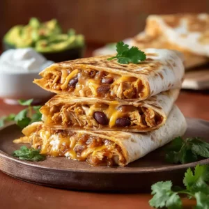 Chicken Enchilada Crunch Wraps