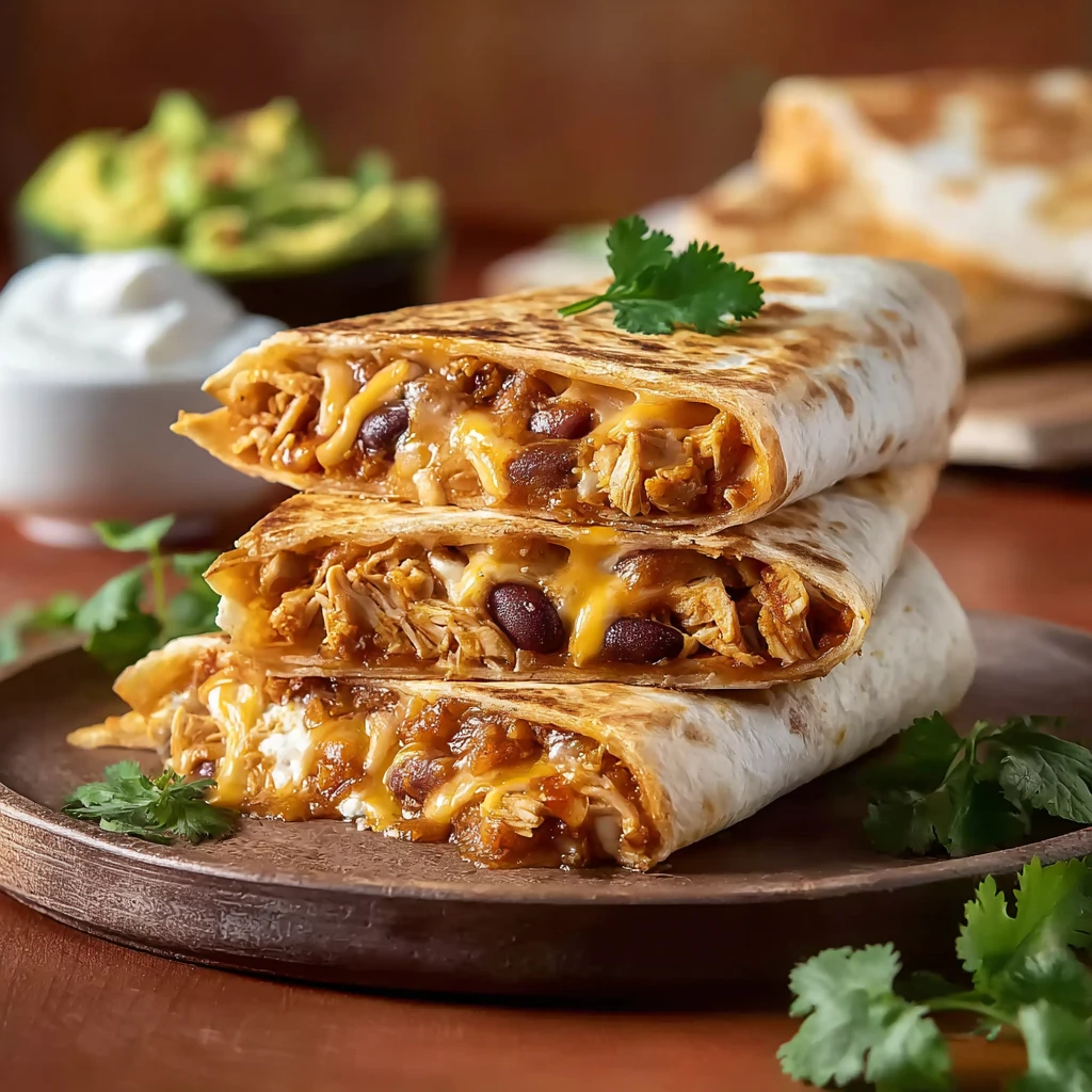 Chicken Enchilada Crunch Wraps