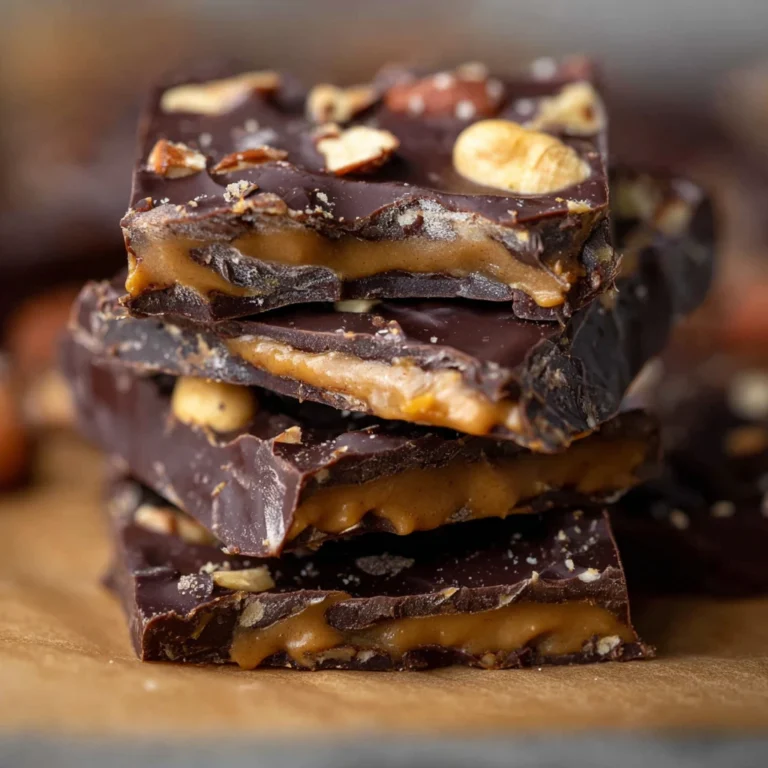 Chocolate Peanut Butter Date Bark Healthy Snickersstyle Recipe