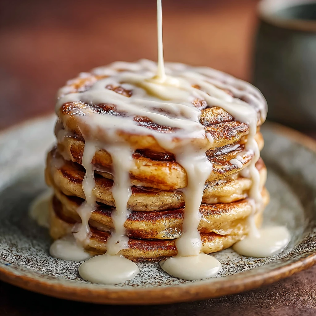 Cinnamon Roll Pancakes