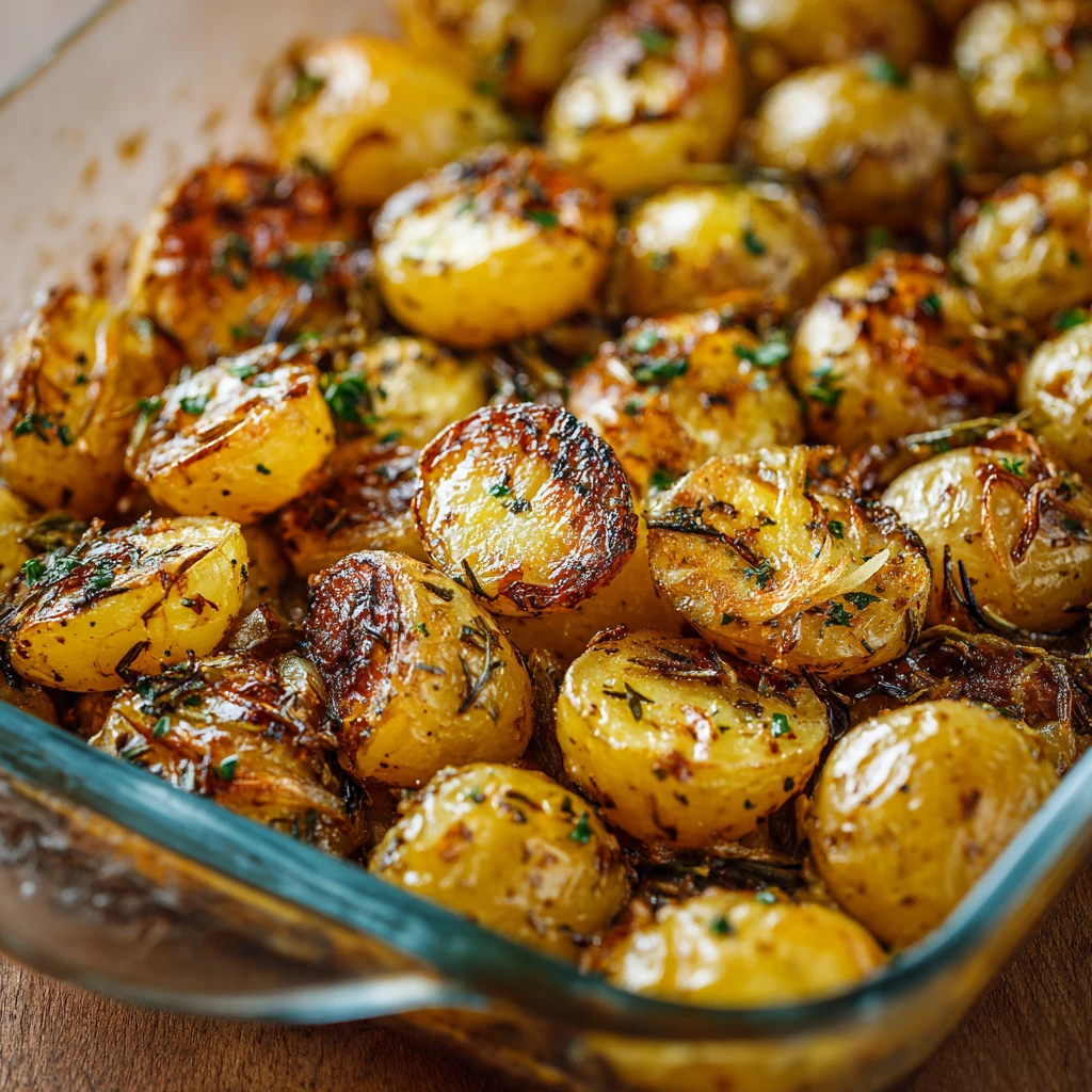 Classic Roasted Potatoes And Onions Recipe Easy Roasted Potatoes And Onions Best Spices For Roasted Potatoes And Onions Ho...