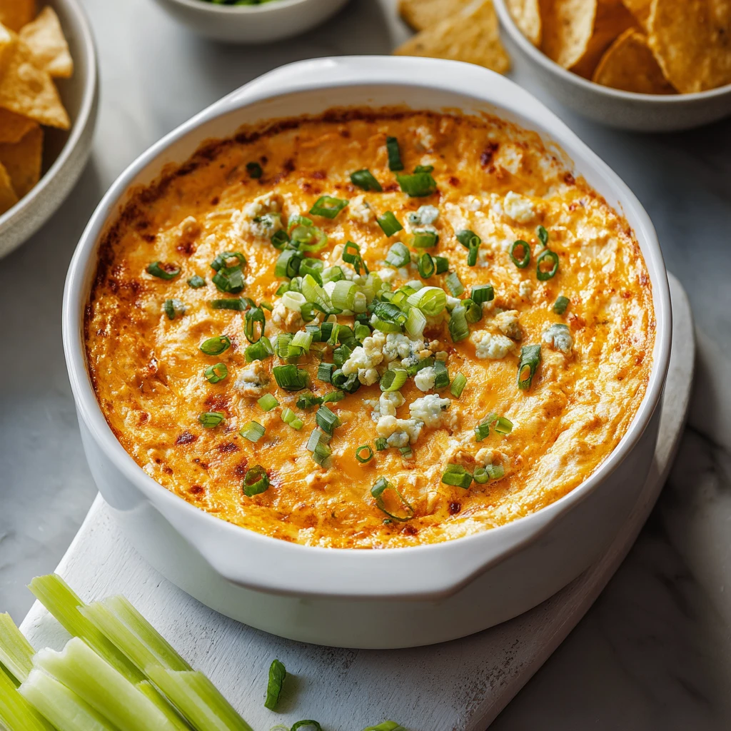 Creamy Buffalo Chicken Dip