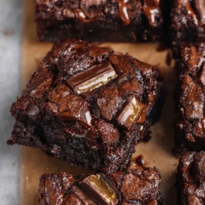 Crinkly Top Andes Mint Brownies (Ultra Fudgy Mint Chocolate Brownies)