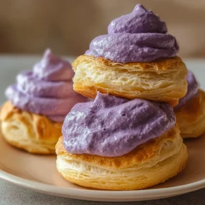 Delicious Ube Cream Puffs That Wow Your Taste Buds