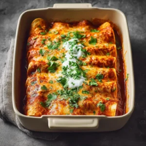 Easy Make-Ahead Chicken Enchiladas Freezer Meal Prep