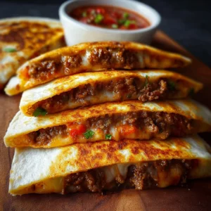 ground beef quesadillas: 25-Minute Comfort Food Delight