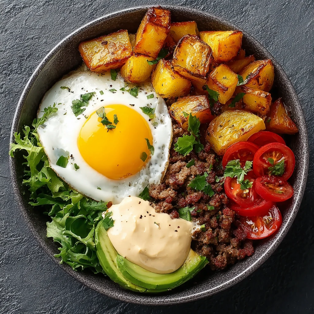 Highprotein Burger Bowl Recipe