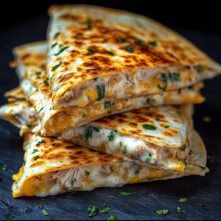 Highprotein Chicken Ranch Quesadilla