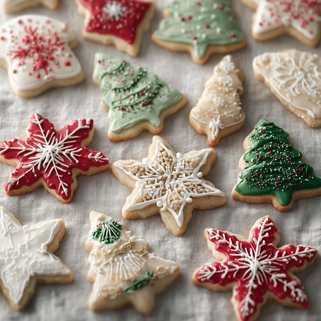 Holidaythemed Decorated Sugar Cookies Recipe Guide