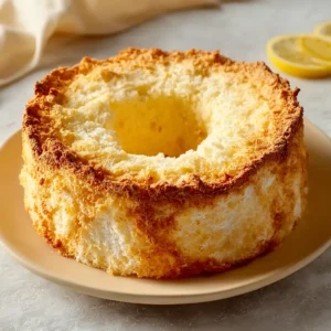 Homemade 2 Ingredient Angel Food Cake