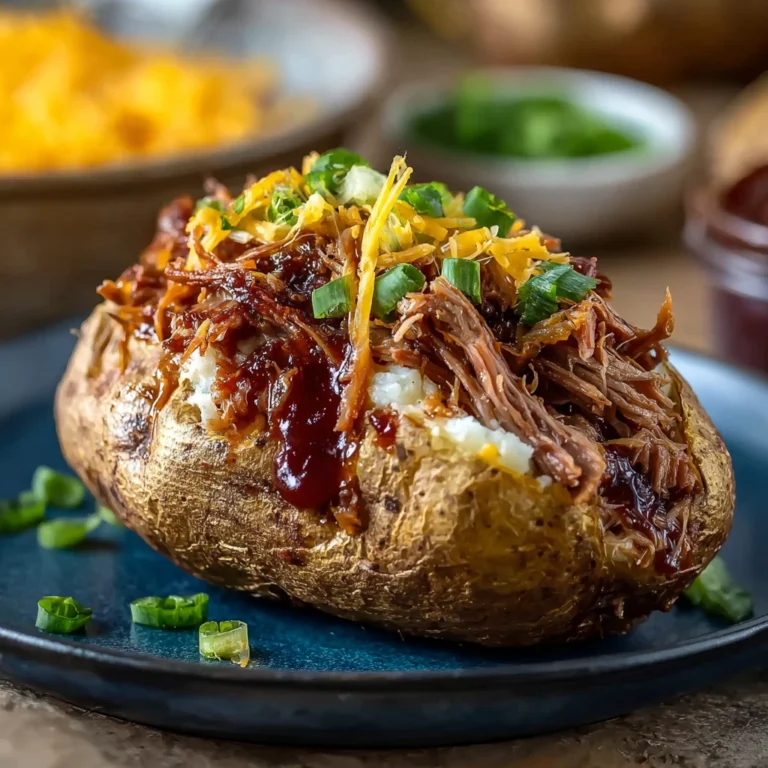 Homemade Brisket Baked Potato