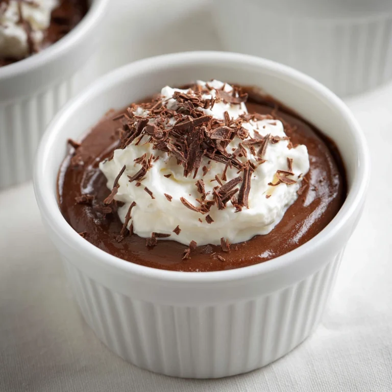 Homemade Chocolate Pudding