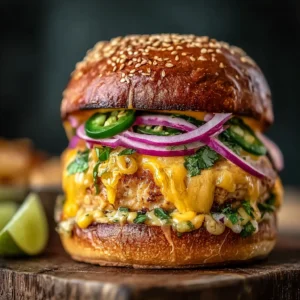 Jalapeño Cheddar Turkey Burgers