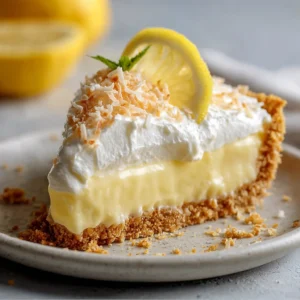 Lemon Coconut Cream Pie