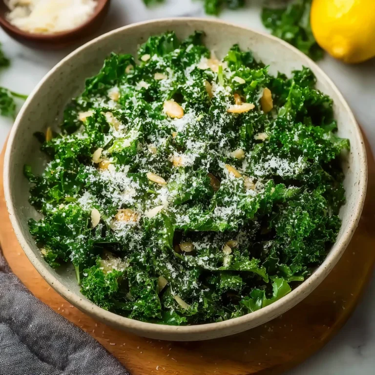 Lemon Parmesan Kale Salad