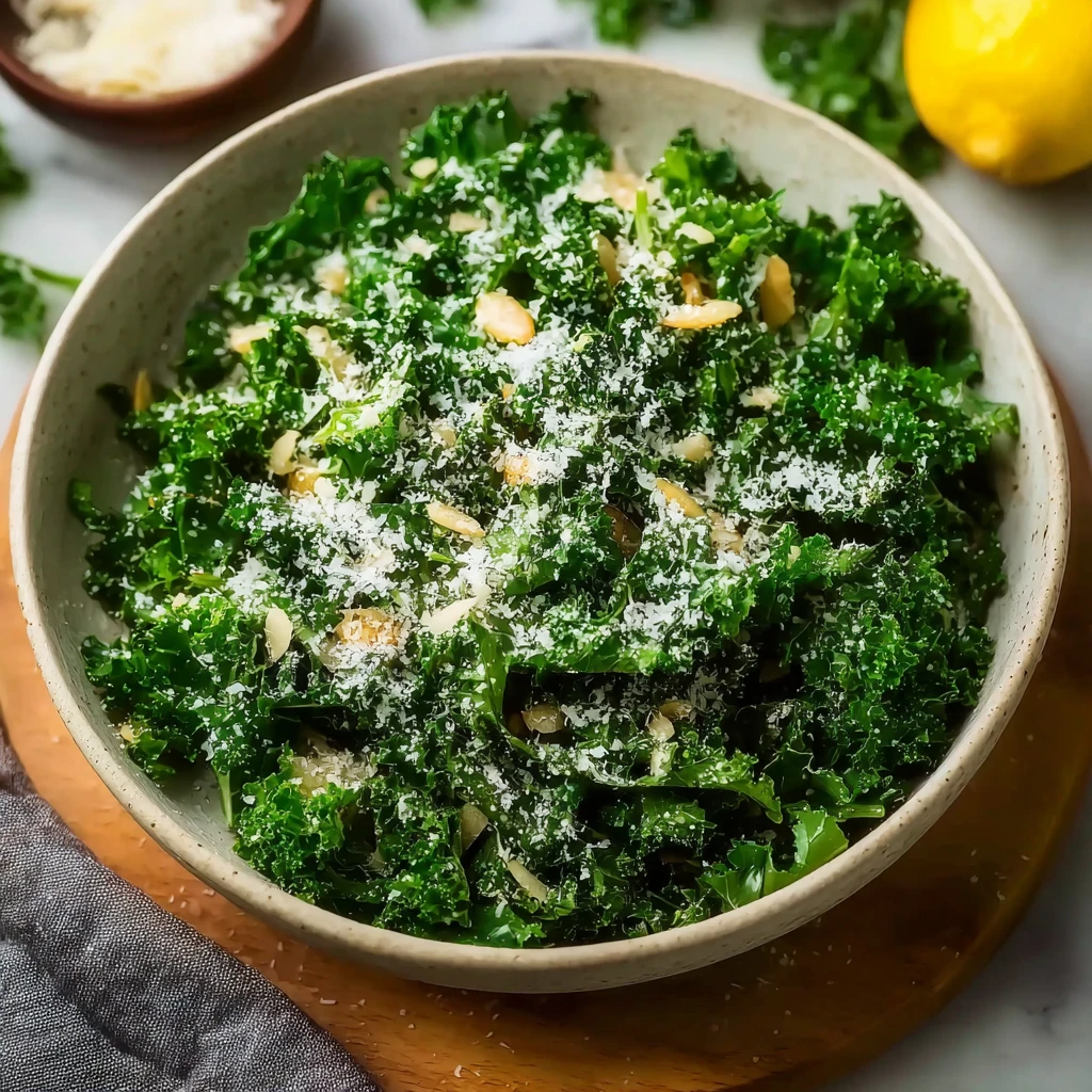 Lemon Parmesan Kale Salad