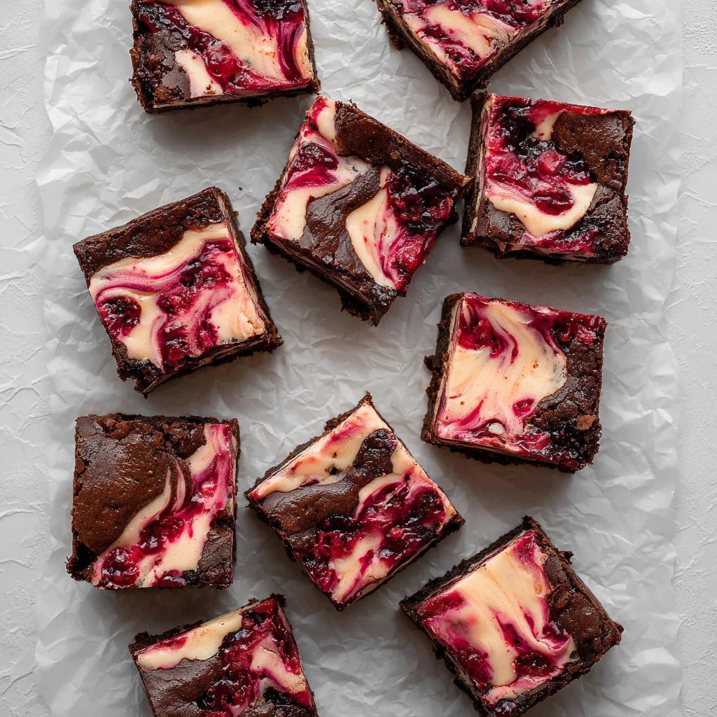 Raspberry Cheesecake Brownies