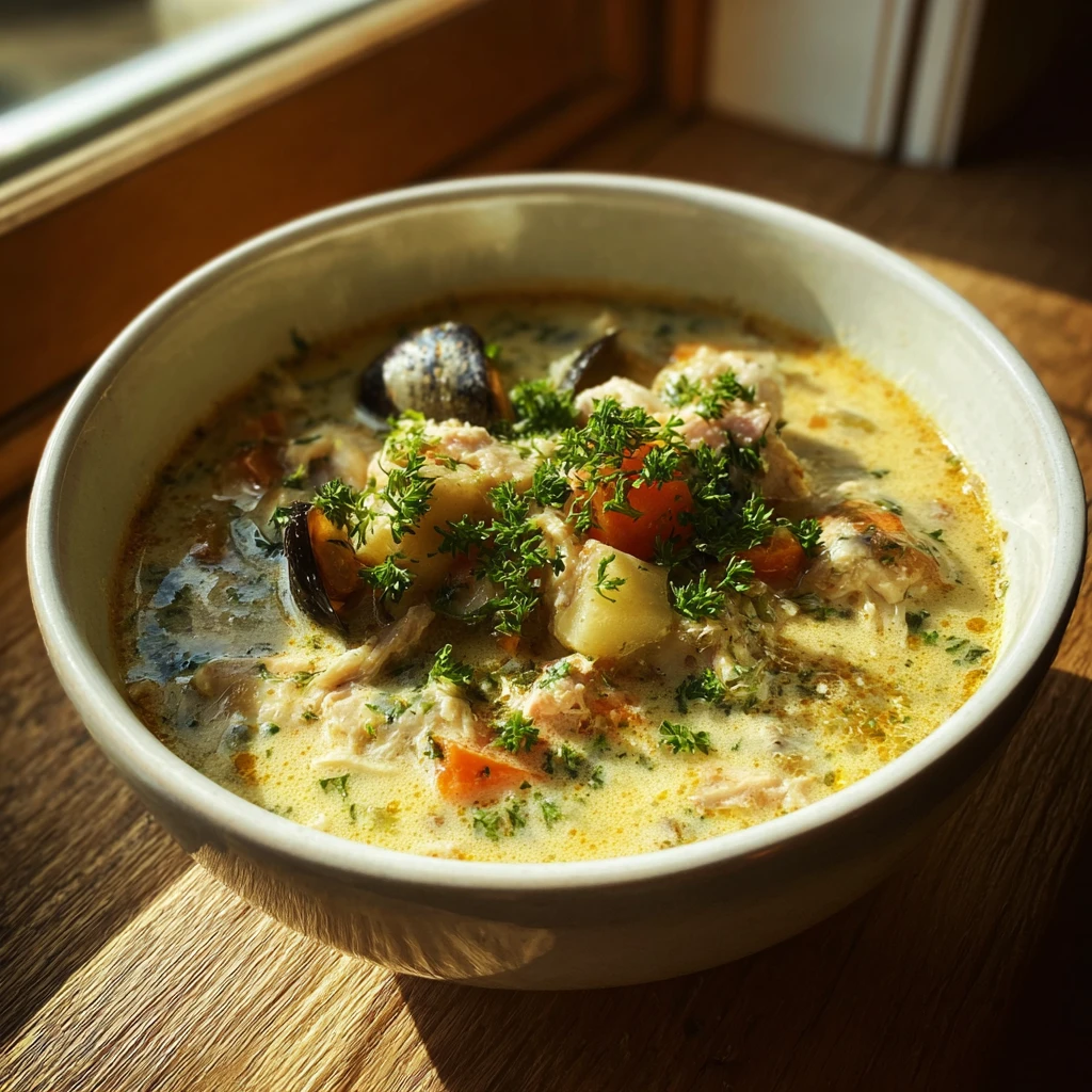 Romige Dutch Clam Soup Met Geheimen Voor Perfectie