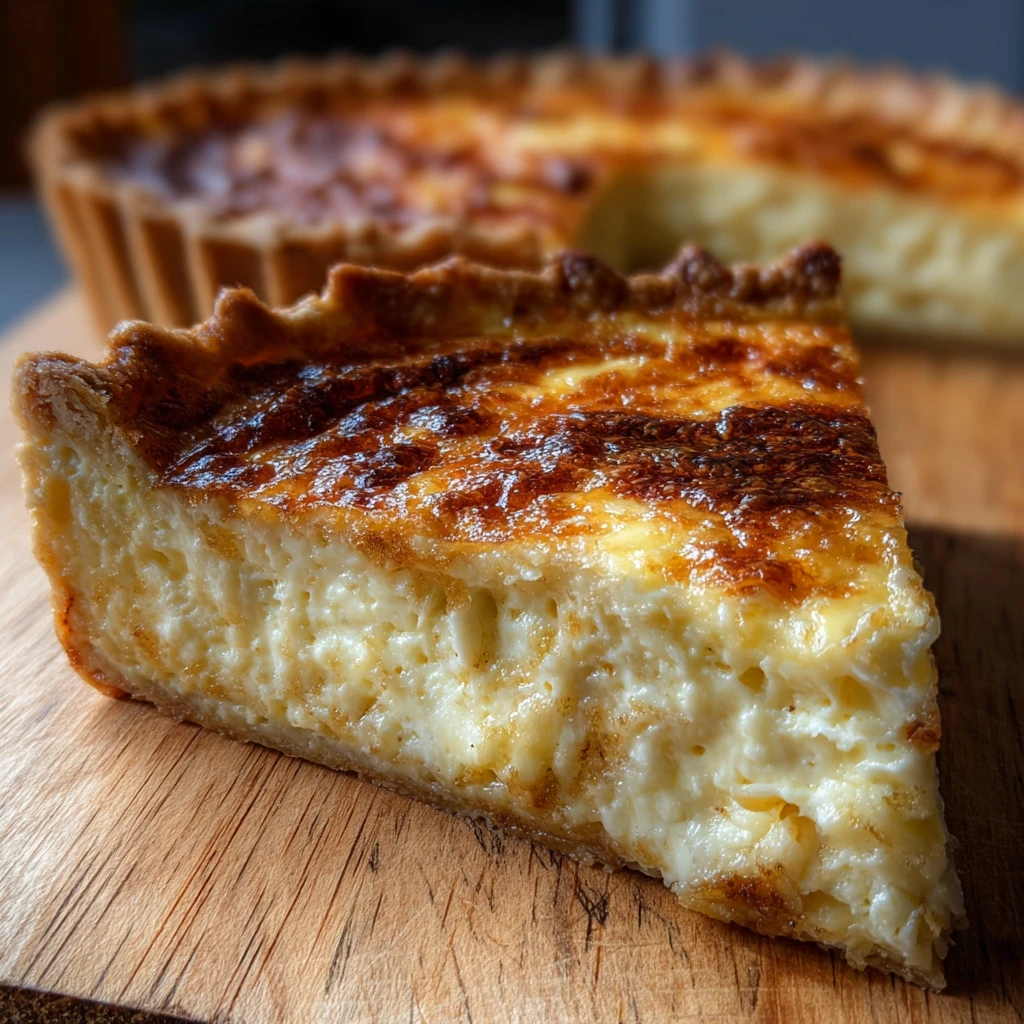 Romige Edam Cheese Pie Slechts Ingredinten