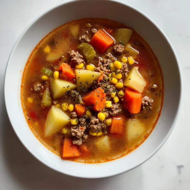 Sausage Vegetable Soup